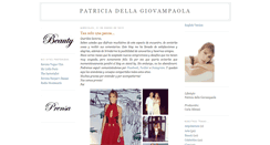 Desktop Screenshot of patriciadellagiovampaola.com