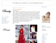 Tablet Screenshot of patriciadellagiovampaola.com